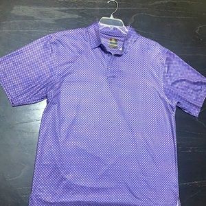 F/X Fusion Men’s Golf L Circle Patterned Polo